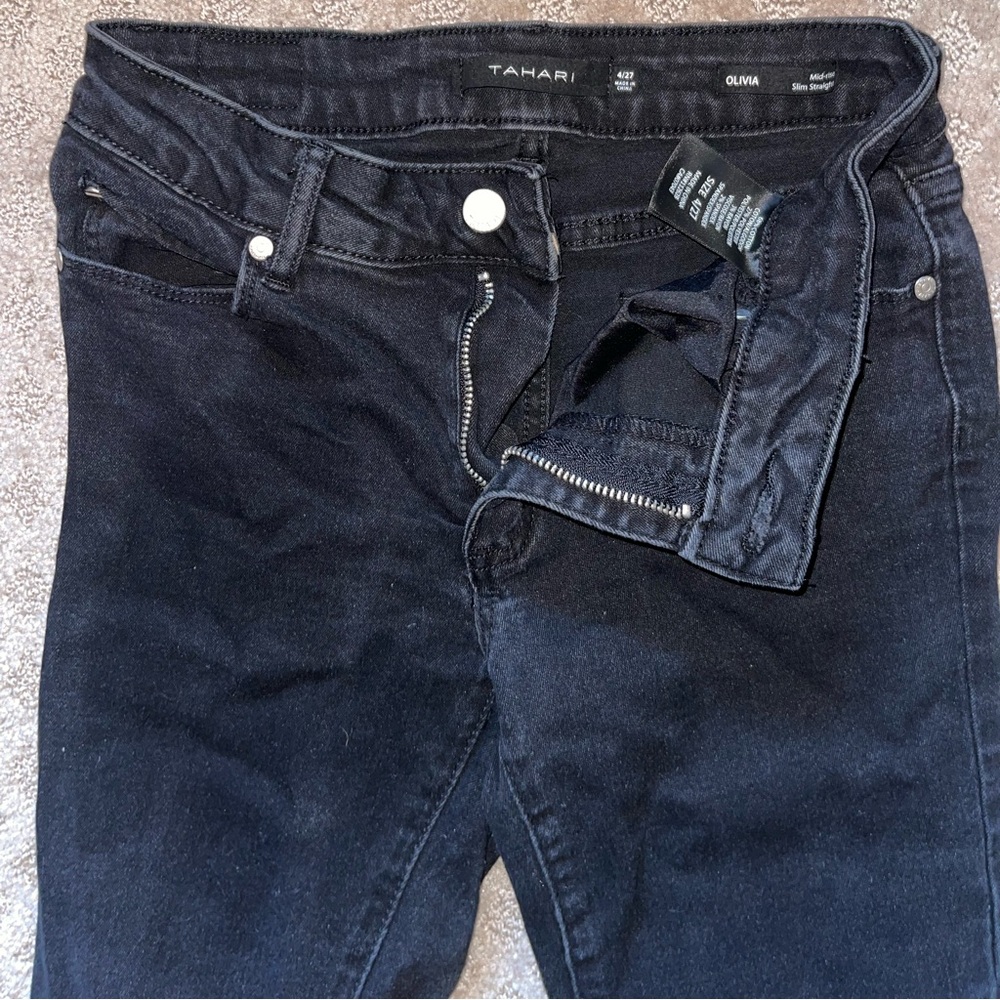 Tahari Black Jeans